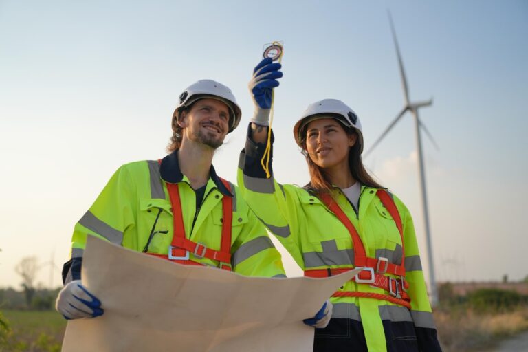 sustainable energy industry engineers working at a qrbl29c.jpg